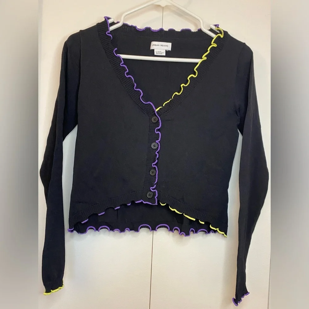Urban Revivo v neck long (M) Ptp16”-18”) (R$89)